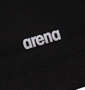 arena スイムキャップ ブラック: フロントプリント