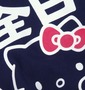 HELLO KITTY×全日本プロレス Tシャツ(半袖) ネイビー: