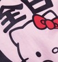 HELLO KITTY×全日本プロレス Tシャツ(半袖) ピンク: バックプリント