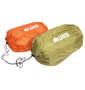 LOGOS 2IN1・Wサイズ丸洗い寝袋・2 オレンジ×グリーン:
