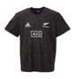 adidas All Blacks パフォーマンス半袖Tシャツ ブラック×グレー: