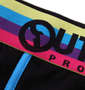 OUTDOOR PRODUCTS カラーゴムブラックボクサーパンツ クレイジーB: ウエストゴム