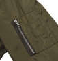 LUCPY MA-1ジャケット カーキ: 左袖ペン差し