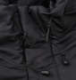 PREPS マウンテン中綿ジャケット ブラック: フード調節紐