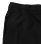 Dominate 綿麻裾リブクロップドパンツ ブラック: サイドポケット