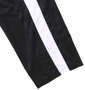 Mc.S.P シャドーストライプジャージセット ブラック×ホワイト: パンツ裾