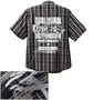 b-one-soul シャツ(半袖)+Tシャツ(半袖) ブラック系×ホワイト: バックスタイル
