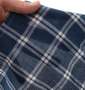 OUTDOOR PRODUCTS チェック半袖ワークシャツ ネイビー系: 透け感
