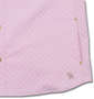 GLADIATE ブロックジャガード刺繍シャツ ピンク: サイドポケット