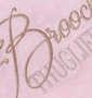 GLADIATE ブロックジャガード刺繍シャツ ピンク: 刺繍拡大