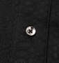 GLADIATE パイソンジャガード刺繍シャツ ブラック: ボタン拡大