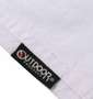 OUTDOOR PRODUCTS 異素材使い綿麻半袖シャツ オフホワイト: 右サイドピスネーム
