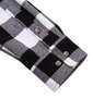 OUTDOOR PRODUCTS ロゴ刺繍ブロックチェック長袖ネルシャツ ホワイト: 袖アジャストボタン