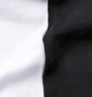 RIMASTER フォト&蛍光プリント半袖Tシャツ ホワイト×ブラック: 生地拡大