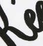 SHELTY RUDE刺繍ポンチフルジップパーカー ホワイト: 刺繍拡大