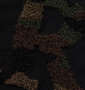 RIMASTER カモフラサガラ刺繍トレーナー ブラック: サガラ刺繍