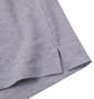 Mc.S.P 半袖ポロシャツ モクグレー: 裾サイドスリット