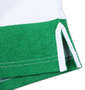 LUCPY ボーダー半袖ラガーシャツ グリーン: 裾サイドスリット
