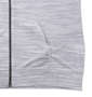launching pad 甘編みスラブ杢半袖パーカー+半袖Tシャツ グレー杢×ホワイト: サイドポケット