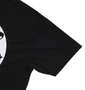 黒柴印和んこ堂 ハニカムメッシュ半袖Tシャツ+ハーフパンツ ブラック×ブラック: 袖口