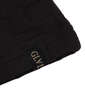 GLADIATE ブロックジャガード刺繍半袖ポロシャツ ブラック: 裾
