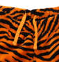 ZAPATEAR タイガー柄ボアフルジップパーカーセット オレンジ: ウエストシャーリング