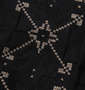 GLADIATE リンクスジャガード刺繍長袖VTシャツ ブラック: バック刺繍
