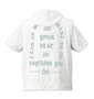 RIMASTER ノースリーブパーカー+半袖Tシャツ ホワイト×ホワイト: バックスタイル