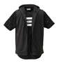 RIMASTER ノースリーブパーカー+半袖Tシャツ チャコール×ブラック: