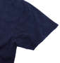 Beno 千鳥ジャガード半袖VTシャツ ネイビー: 袖口