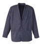 launching pad カットコーデュロイショールジャケット+半袖Tシャツ ネイビー杢: ジャケット