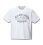 RIMASTER インクボーダーノースリーブパーカー+半袖Tシャツ モクグレー×ホワイト: Tシャツ