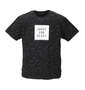 BEAUMERE ノースリーブパーカー+総柄裾ラウンド半袖Tシャツ ブラック×ブラック: Tシャツ
