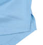 LUCPY 半袖Tシャツ+タンクアンサンブル ブルー: 裾サイドスリット