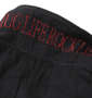 GLADIATE ジャガード半袖ポロシャツ ブラック: 襟裏