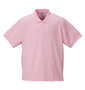 Mc.S.P 消臭テープ付鹿の子半袖ポロシャツ ピンク: