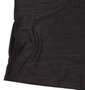 launching pad AB杢スラブミニ裏毛フルジップパーカー+半袖Tシャツ ブラック杢×ホワイト: サイドポケット
