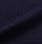 launching pad オルテガジャガードコーディガン+半袖Tシャツ ネイビー×ホワイト: コーディガン:生地拡大