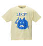 LUCPY ミニ裏毛半袖フルジップパーカー+半袖Tシャツ ブルー×イエロー: 半袖Tシャツ