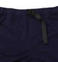 LUCPY 半袖Tシャツ+ミニ裏毛ハーフパンツ ブルー×ネイビー: ウエスト調節紐