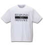 RIMASTER メッシュワッペン付半袖ブルゾン+半袖Tシャツ ブラック×ホワイト: Tシャツ