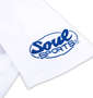 SOUL SPORTS SOUL4連ロゴ半袖Tシャツ ホワイト: 袖