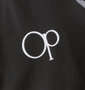 OCEAN PACIFIC 長袖フルジップラッシュガード ブラック: 胸元の刺繍