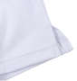 CRU ロゴ半袖ポロシャツ ホワイト: 裾サイドスリット