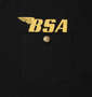 BSA MOTORCYCLES 天竺コンチョ釦ポケット付長袖Tシャツ ブラック: ポケット