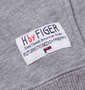 H by FIGER フルジップパーカー モクグレー: 左裾タグ