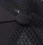 adidas 3ストライプメッシュキャップ ブラック: