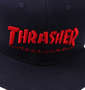 THRASHER 3D刺繍メッシュキャップ ネイビー: