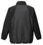 adidas golf フルジップウインドウィズライニングジャケット ブラック: バックスタイル