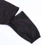 SRIXON フード付レインスーツ ブラック: 袖取り外し可能